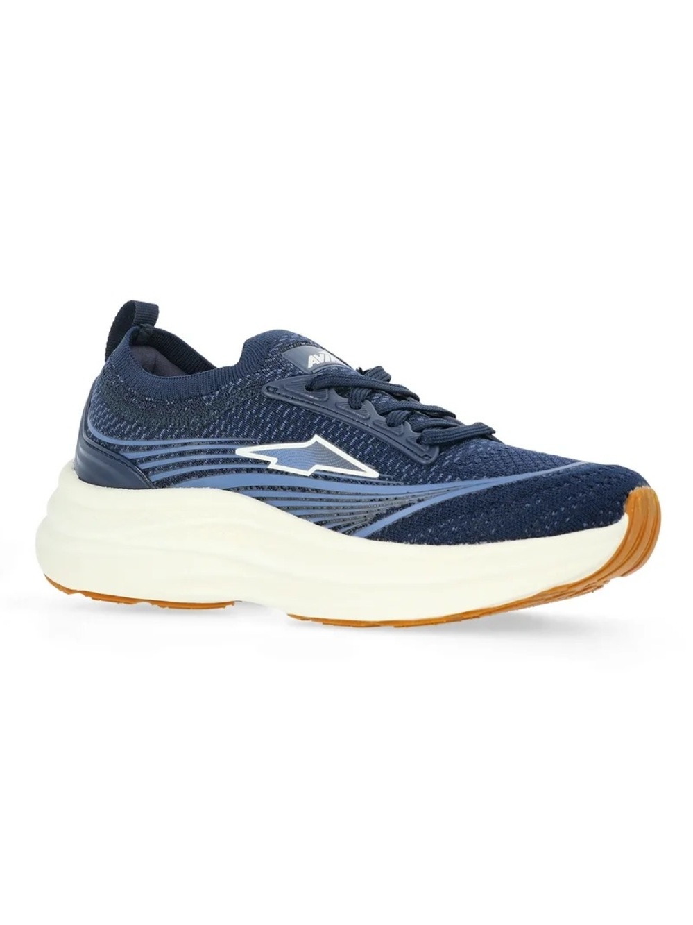 Avia Navy blue Knit Laceup Sneakers NWT